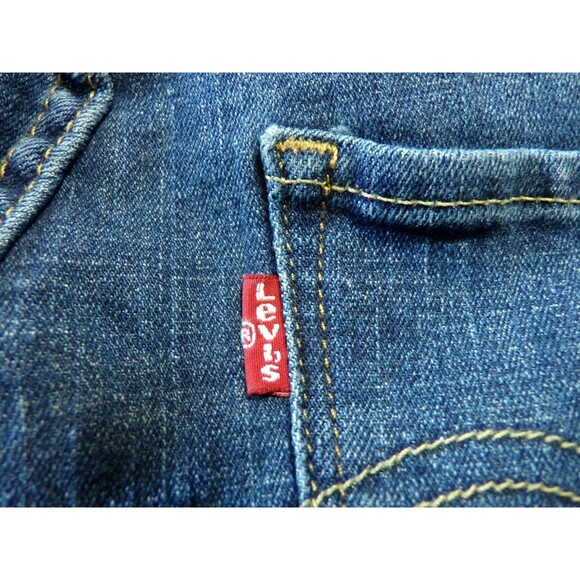 Levi's Women's Classic Bootcut Jeans Size 12 Blue Denim Stretchy 34x29 - Picture 9 of 9